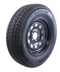 TIRE ONLY, 225/75R15, LOAD RANGE E, TRAILER KING II, BLACKWALL3